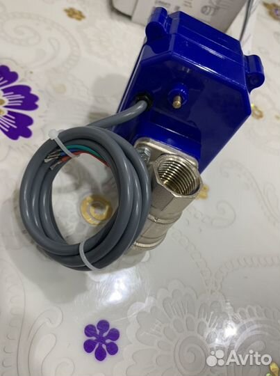 Кран с электроприводом 1/2 + модуль управления