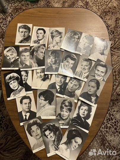 Коллекционные открытки с актерами СССР