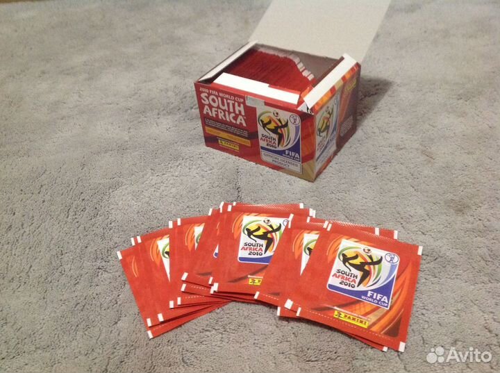 Пакетики panini чемпионат мира 2010
