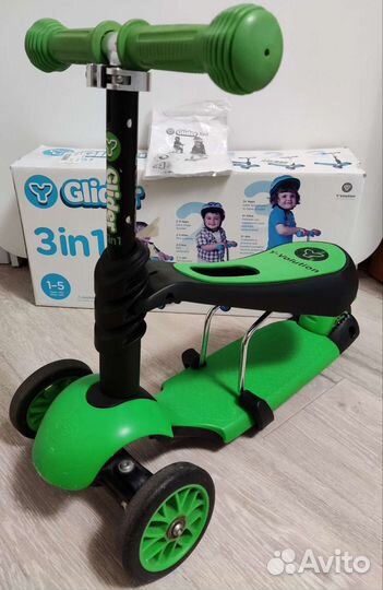 Самокат детский Glider 3в1 от 1 до 5 лет