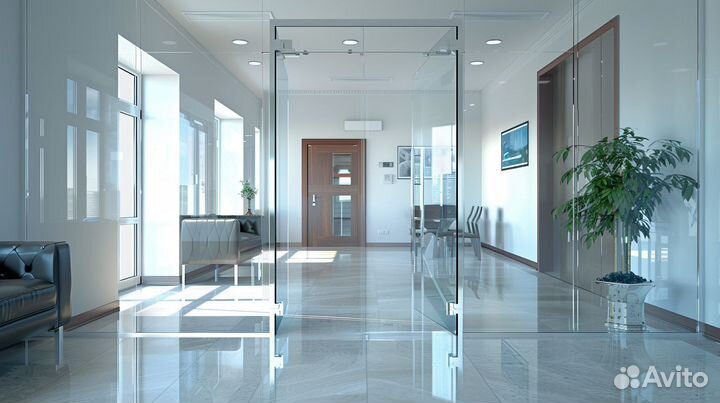 Изготовление стеклянных дверей