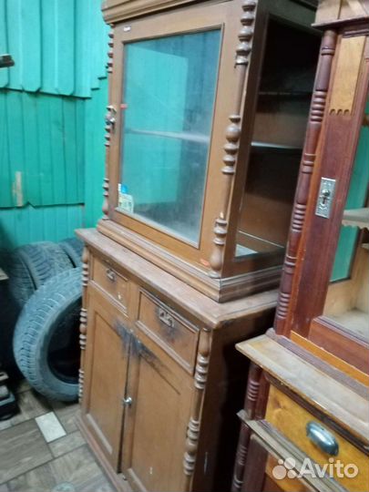 Буфет старинный деревянный