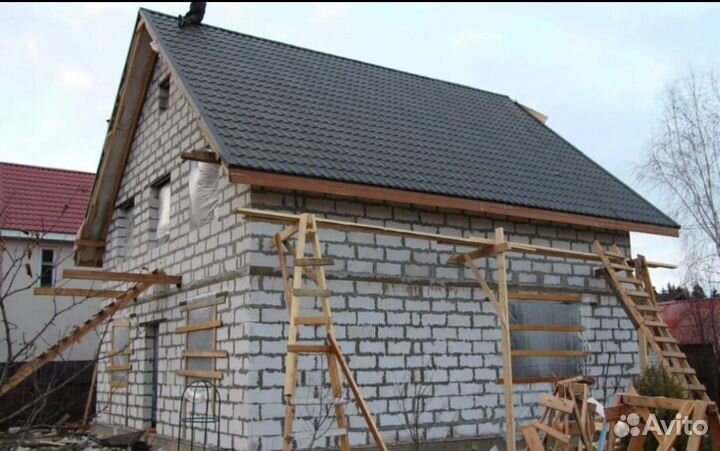 Реконструкция подъем домов Замена венцов, полов че