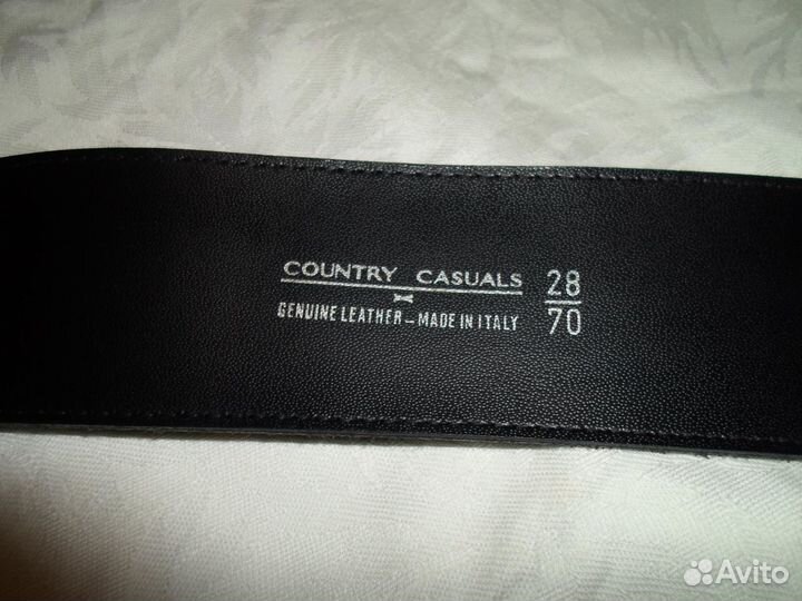 Кожаный пояс Италия