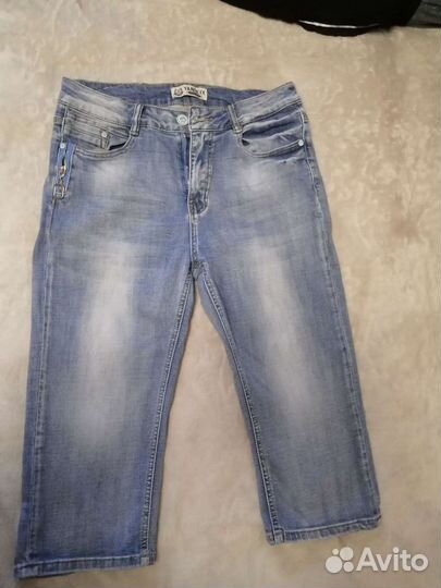 Джинсовые бриджы