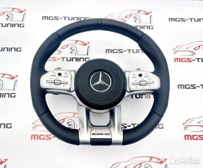 Руль Mercedes 63 AMG с рабочим ACC + подушка