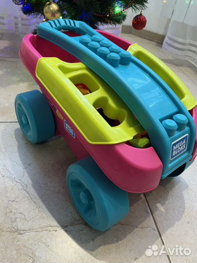 Конструктор мега блокс тележка сортер mega bloks