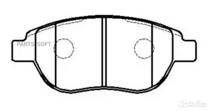 HSB HP9602 Колодки тормозные