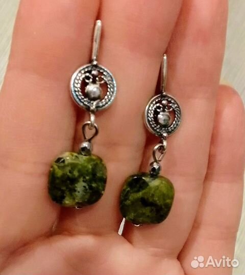 Серьги с Агатом