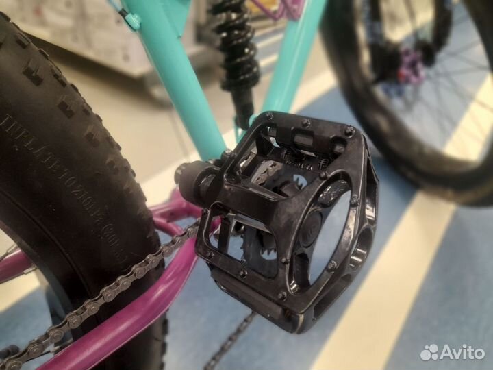 Фэтбайк двухподвес на shimano и гидравлике