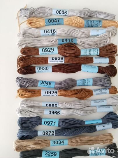 Нитки мулине гамма