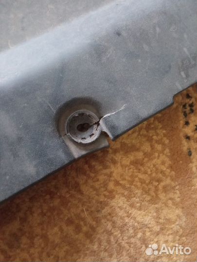 Накладка на бампер хендай Солярис 2014-2016 год