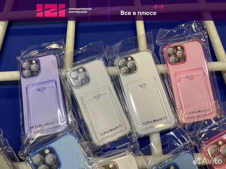 Новые прозрачные чехлы для iPhone 13/pro/pro max