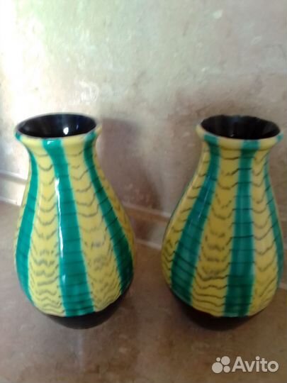 Вазы винтаж СССР,графин, вазы на ножке
