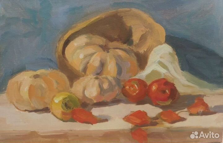 Натюрморт с тыквами