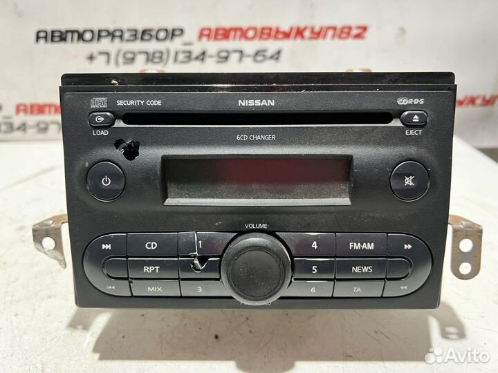 Магнитола штатная Nissan Note E11