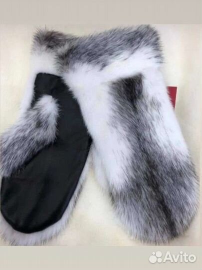 Варежки из норки, разные цвета, новые