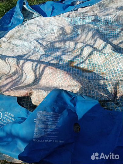 Каркасный бассейн intex бу