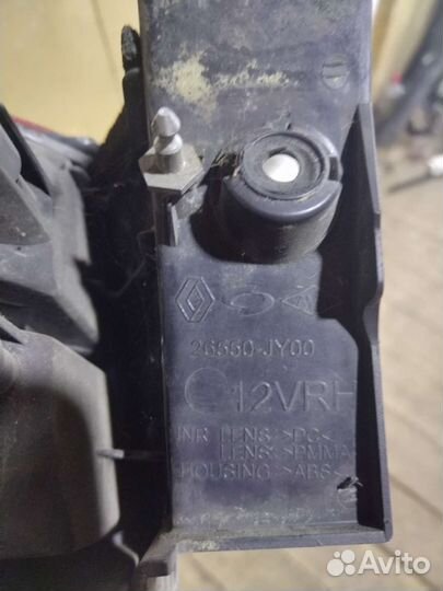 Фонарь задний правый внешний Renault Koleos