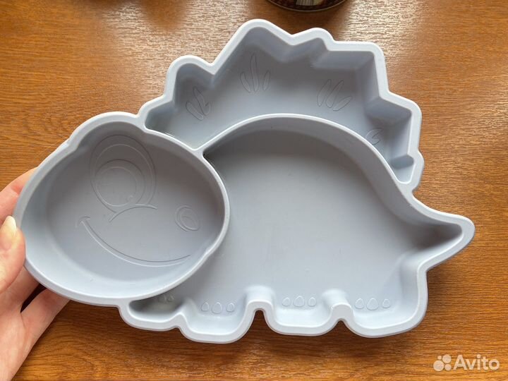 Силиконовая тарелка детская