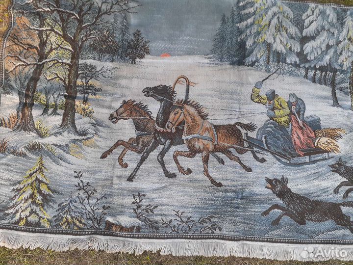 Ковёр шерстяной винтаж