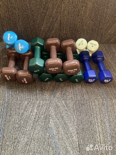 Гантели 2кг,3кг,4кг,5кг