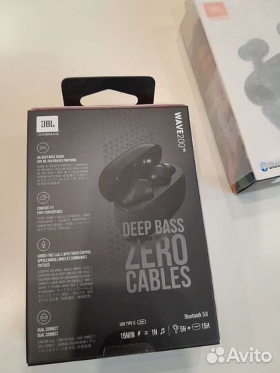 Беспроводные наушники jbl wave 200