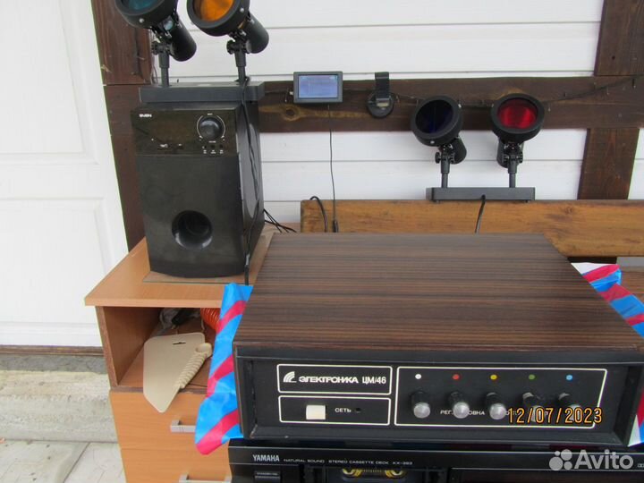 Винтажная цветомузыка электроника цм 46