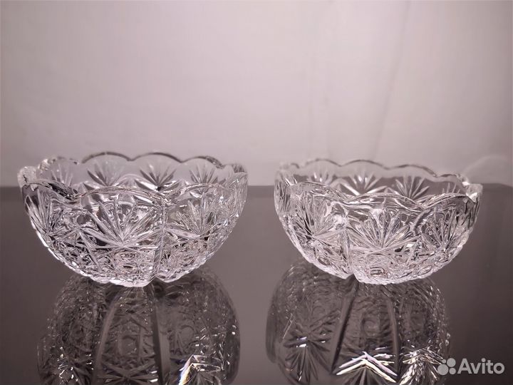 Конфетница хрустальная СССР