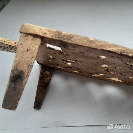 Антикварная бронзовая подставка под утюг