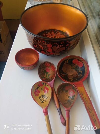 Посуда хохлома