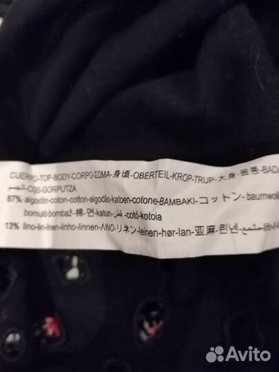 Топ майка на девочку zara 134 рост