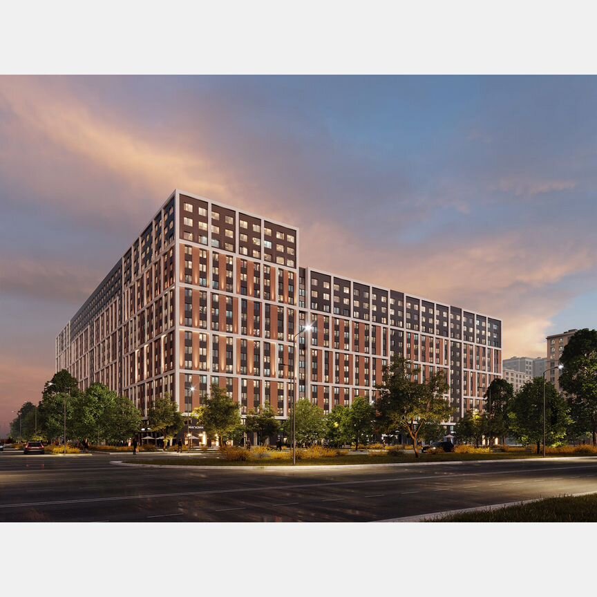 2-к. апартаменты, 66,2 м², 11/14 эт.
