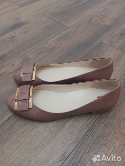 Балетки натуральная кожа