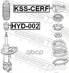 Опора переднего амортизатора kss-cerf Febest