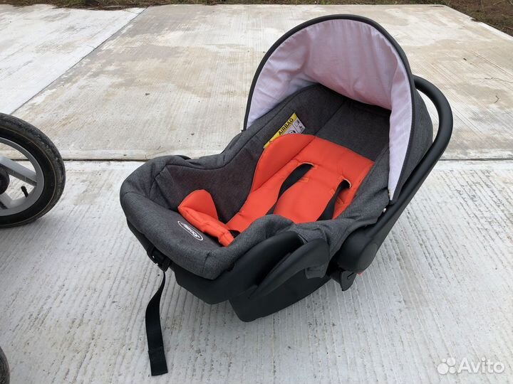 Коляска riko brano (bruno) 3 В 1 цвет 06 orange