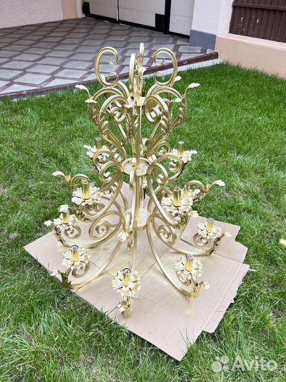 Люстра кованная