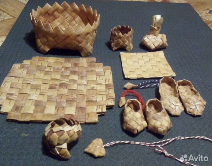 Береста плетёные сувениры ручной работы