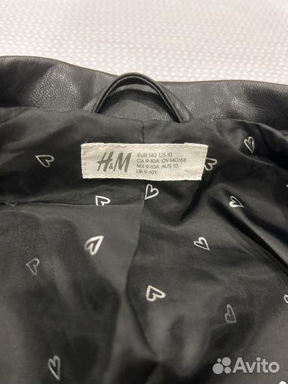 Куртка экокожа косуха для девочки