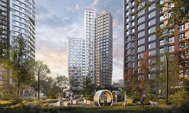 2-к. квартира, 63,1 м², 19/26 эт.