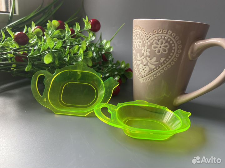 Подставка для чайных пакетиков пластик 2 шт