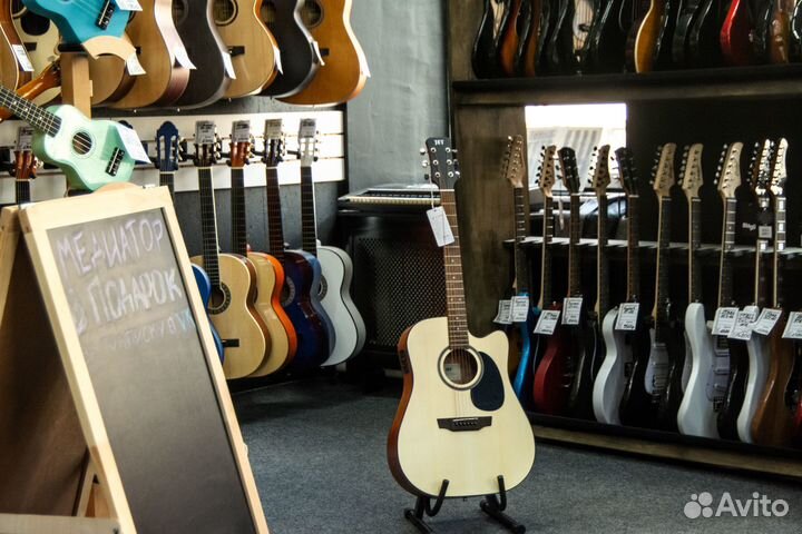 Гитара электроакустическая Индонезия