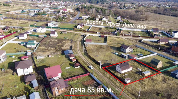 Дача 85 м² на участке 8 сот.