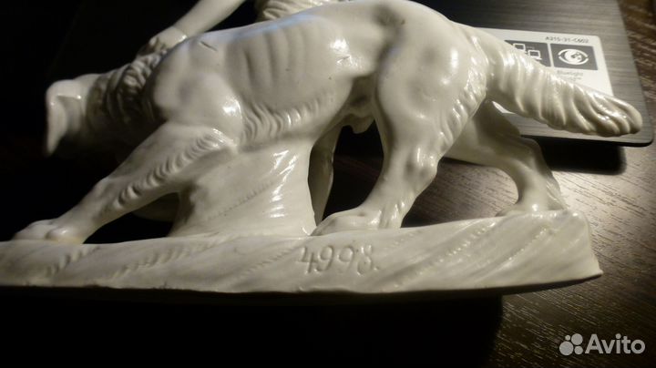 Статуэтка девочка с собакой германия старая