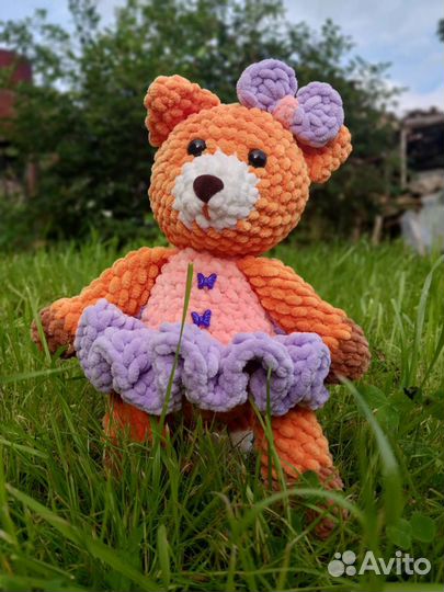 Вязаная лисичка