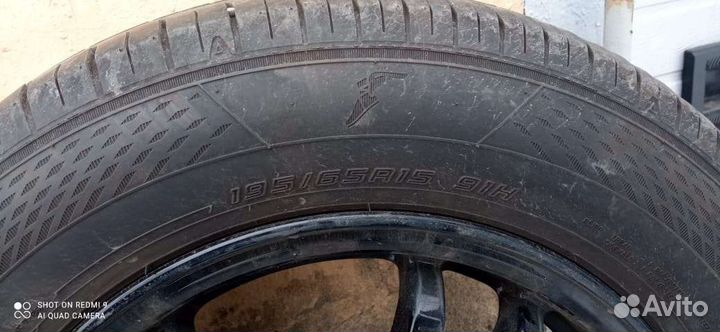 R15 Goodyear EfficientGrip 195/65, PCD 5x100 DIA 54.1