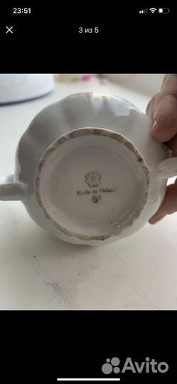 Сахарница и молочник кофейные