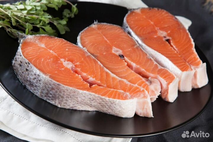 Стейки семги