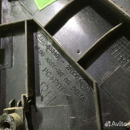 Накладка двери задней правой Киа Серато