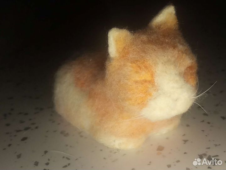 Валяная игрушка кот